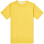 Norse Projects Men's Johannes Standard Pocket T-Shirt in Chrome Yellow