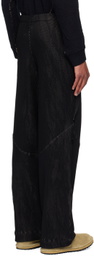 Isa Boulder SSENSE Exclusive Black Blaze Trousers