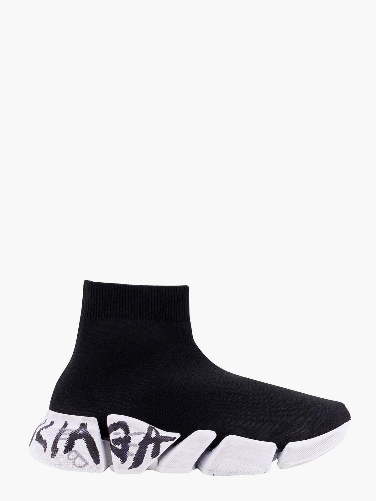 Balenciaga Speed Trainer Black White Black