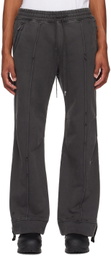 C2H4 Gray Distressed Sweatpants