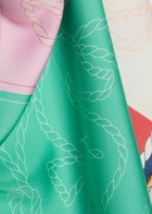 Jacquemus Le Grand Foulard Hippocampe Printed Silk Scarf - Multicoloured 1 - One Size