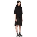 MM6 Maison Margiela Black V-Bib Sweatshirt