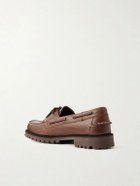Sebago - Ranger Waxed-Leather Boat Shoes - Brown