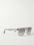 Brunello Cucinelli - Oliver Peoples Jep Aviator-Style Silver-Tone Acetate Sunglasses