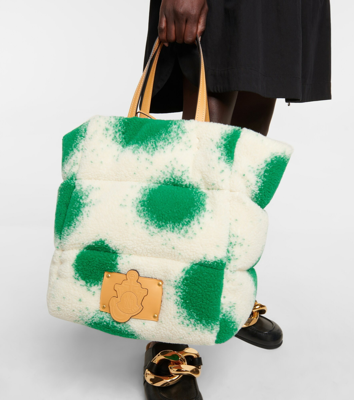 Moncler Genius - 1 Moncler JW Anderson polka-dot teddy tote bag