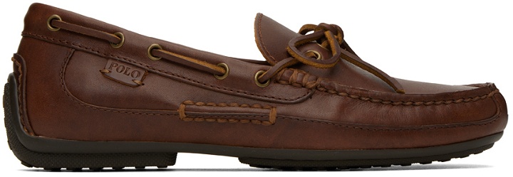 Photo: Polo Ralph Lauren Brown Roberts Loafers