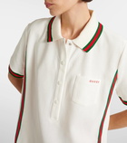 Gucci Cotton piqué polo dress