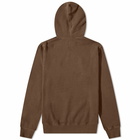 Gramicci Men's Big G Logo Popover Hoody in Brown Pigment