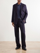 Paul Smith - Merino Wool Polo Shirt - Blue