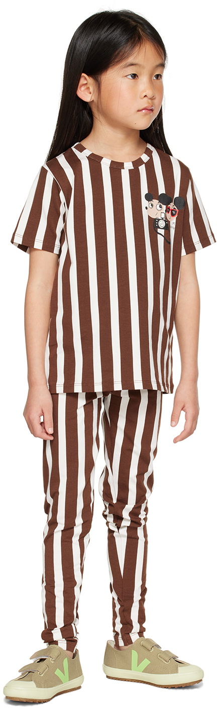 Mini Rodini Kids Brown Ritzratz T-Shirt