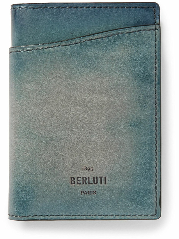 Photo: Berluti - Jagua Neo Scritto Venezia Leather Bifold Cardholder