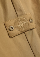Stone Island Ghost Straight-leg Cotton-poplin Trousers Beige