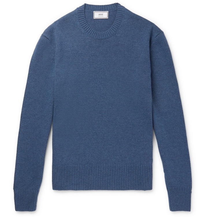 Photo: AMI - Knitted Sweater - Men - Blue