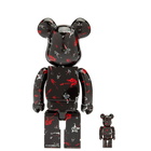 Medicom BUCK-TICK Hisashi Imai Be@rbrick in Black 100%/400%