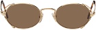 Jean Paul Gaultier Rose Gold 55-3175 Sunglasses