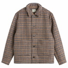 Bound Men's Wool Button Jacket in Barton Check