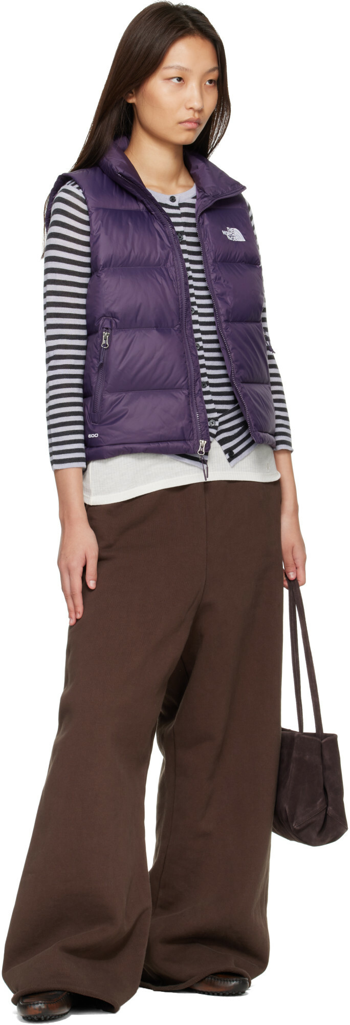 The North Face Purple Hydrenalite A-Line Down Vest