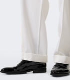 Dolce&Gabbana Pleated wool and silk-blend tuxedo pants