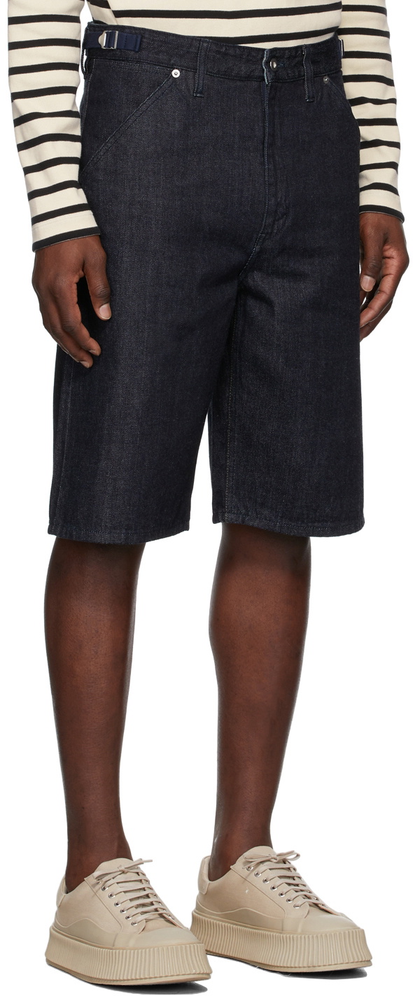 Jil Sander Navy Denim Shorts Jil Sander