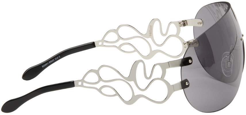 VAILLANT Silver & Gray TD Kent Edition Piscine Sunglasses