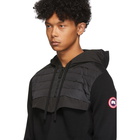 Canada Goose Black Down Hybridge Anorak Sweater