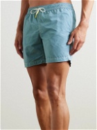 Hartford - Straight-Leg Mid-Length Swim Shorts - Blue