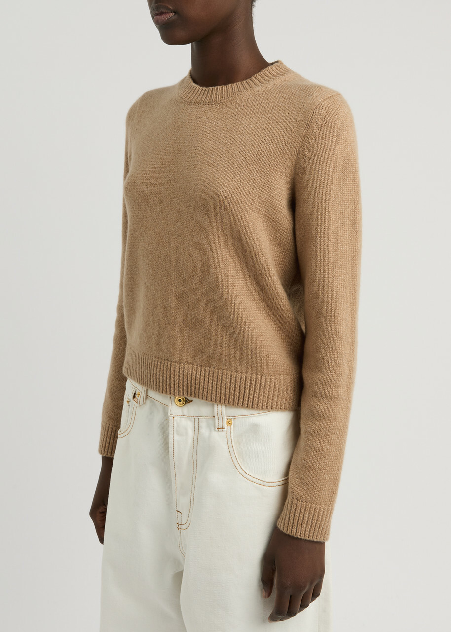 Khaite Leta Cashmere Jumper Beige