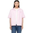 Givenchy Pink 'Givenchy Paris Paint Print' Poplin Shirt