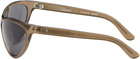 THISTLES Brown 'The Lex' Sunglasses