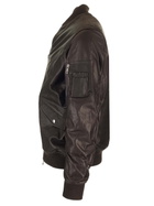 Giorgio Brato Brown Lambskin Bomber Jacket