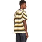 Saturdays NYC Yellow and Black Skeleton T-Shirt