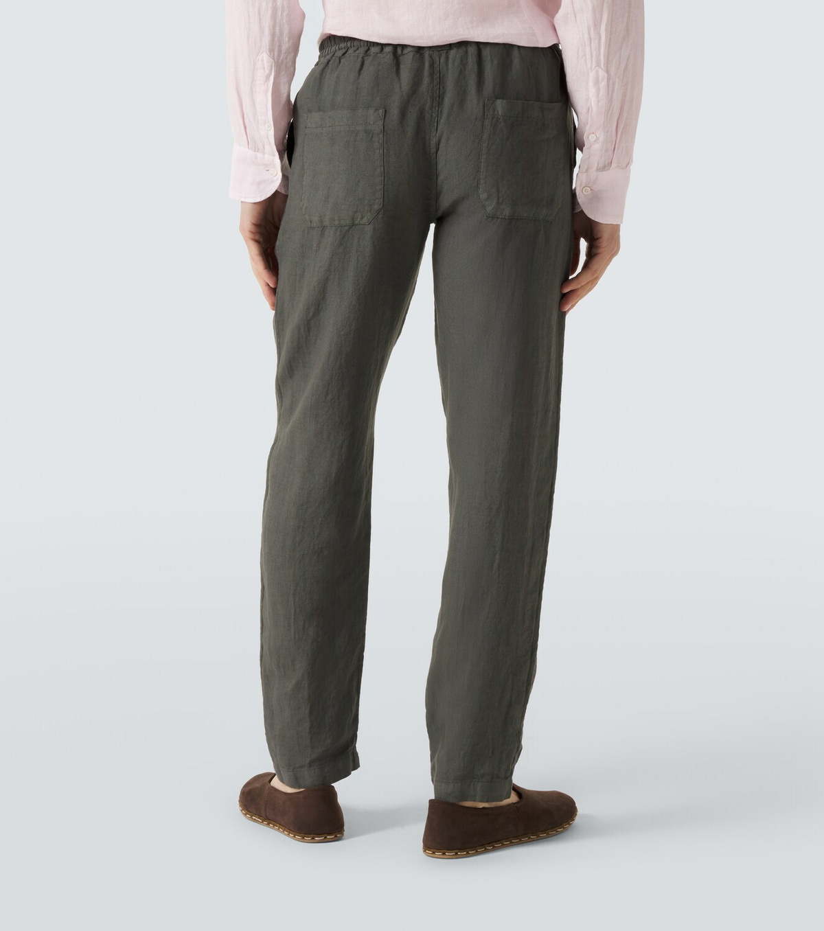Fedeli Linen straight pants