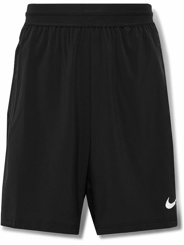 Photo: Nike Training - Straight-Leg Flex Dri-FIT Shorts - Black