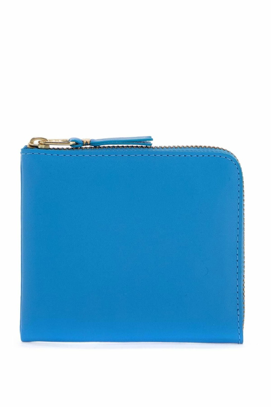 Photo: COMME DES GARCONS WALLET zip around wallet portfolio Light blue