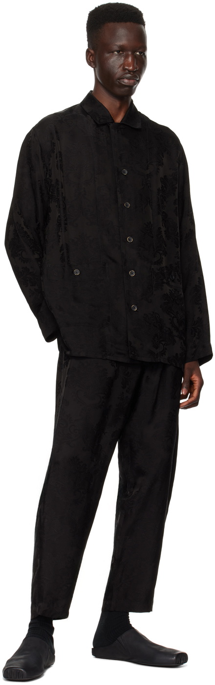 UMA WANG Black Theo Shirt