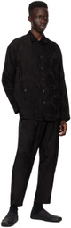 UMA WANG Black Theo Shirt