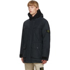 Stone Island Black Down Micro Reps Jacket