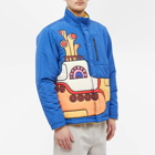 MARKET x Beatles Yellow Submarine Reversible Puffer jacket in Blue