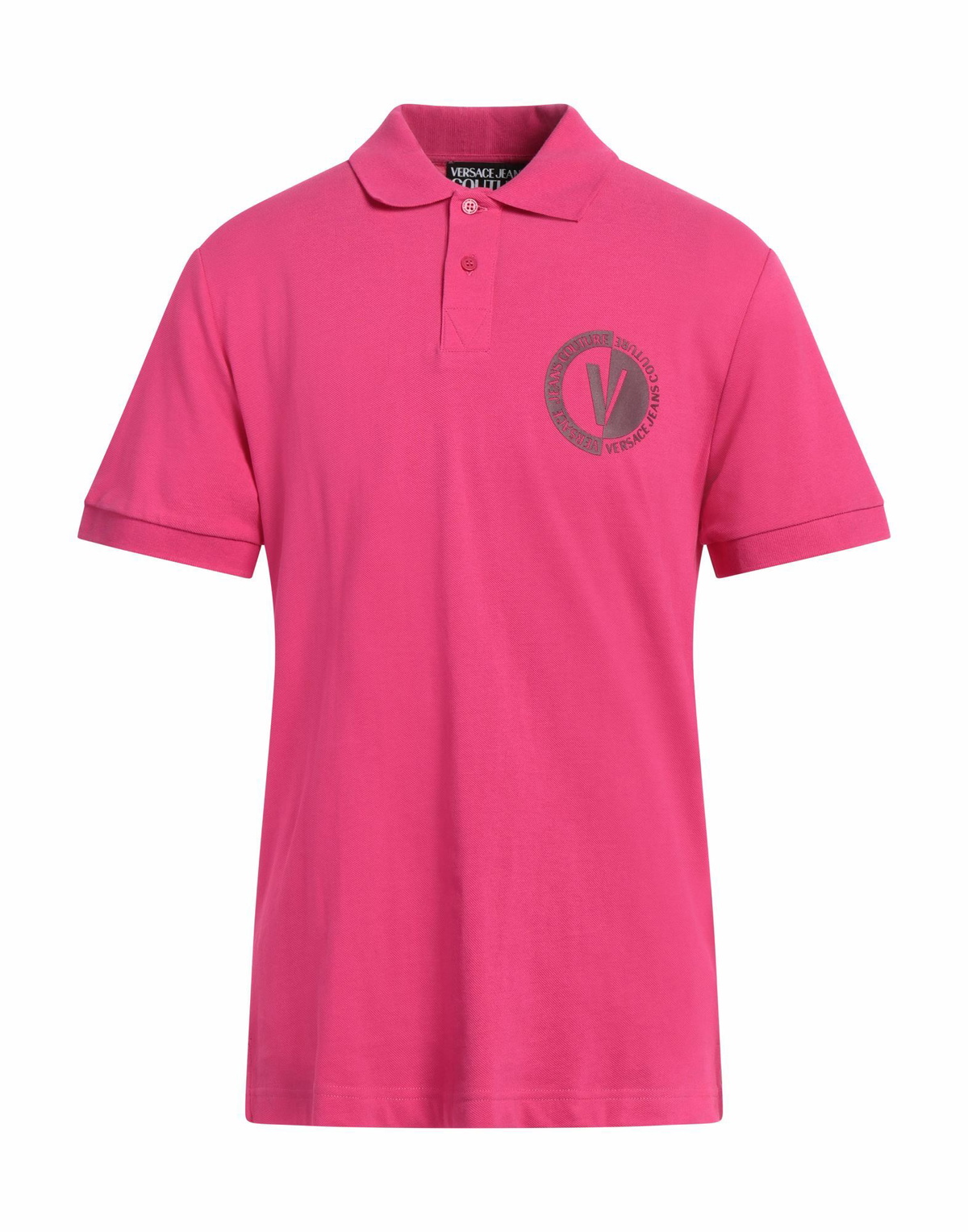 Versace Jeans Couture Mens Polo shirt Fuchsia