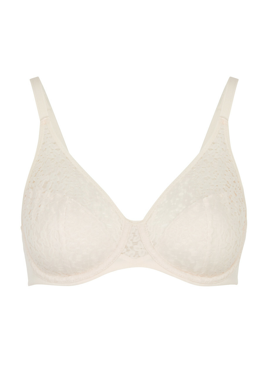 Chantelle Norah Lace Underwired bra Pearl