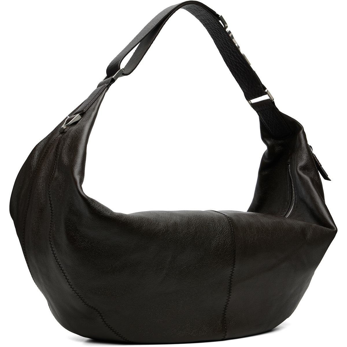 LEMAIRE Brown Large Quiver Clip Bag