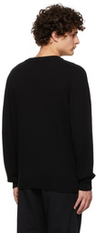 Moschino Black Smiley Edition Wool & Cashmere Sweater