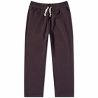 Studio Nicholson Men's Chapel Sweat Pant in Black Grape