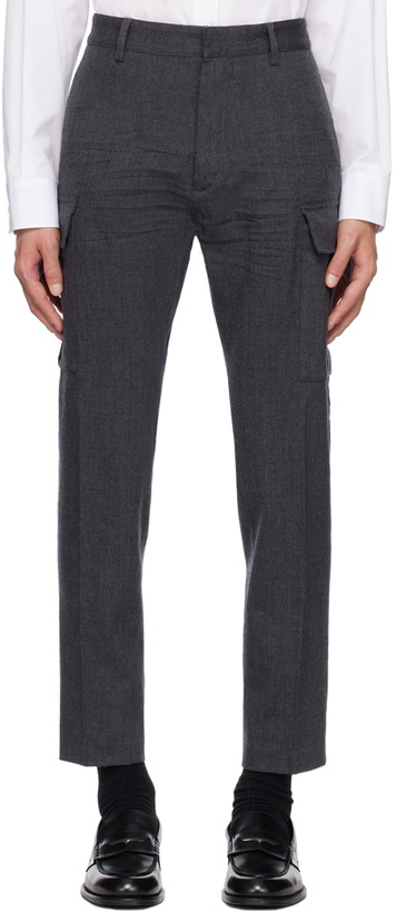 Photo: Dsquared2 Gray Cigarette Trousers