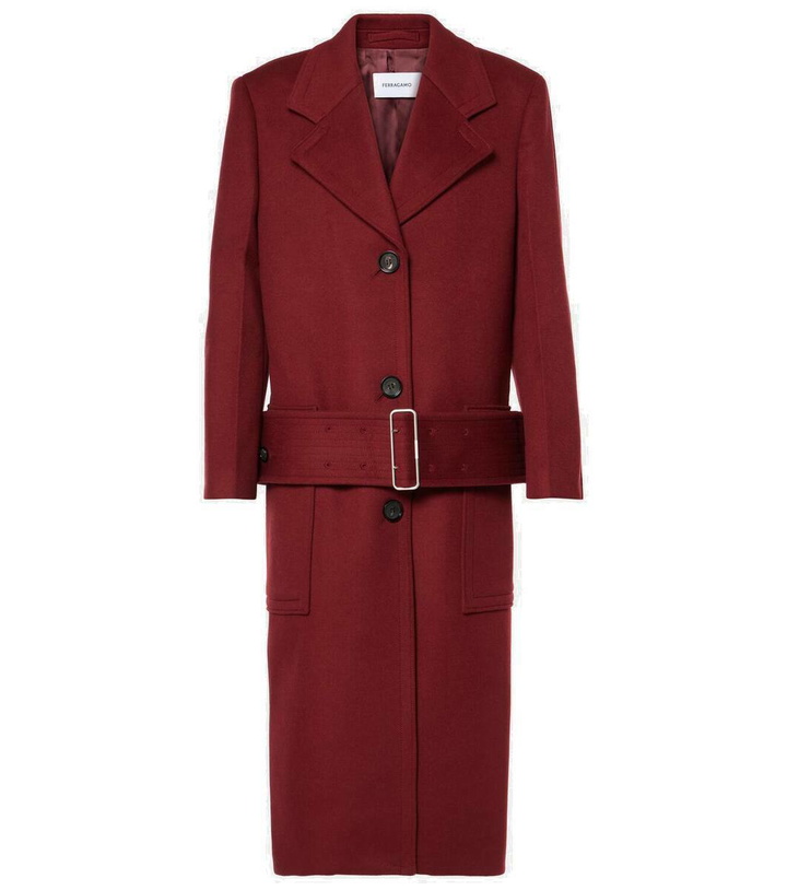 Photo: Ferragamo Wool and cashmere coat