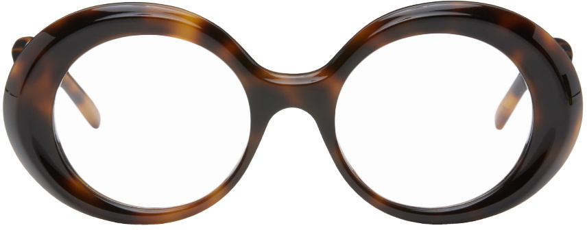 Loewe Tortoiseshell Oversized Round Glasses Loewe display picture 3
