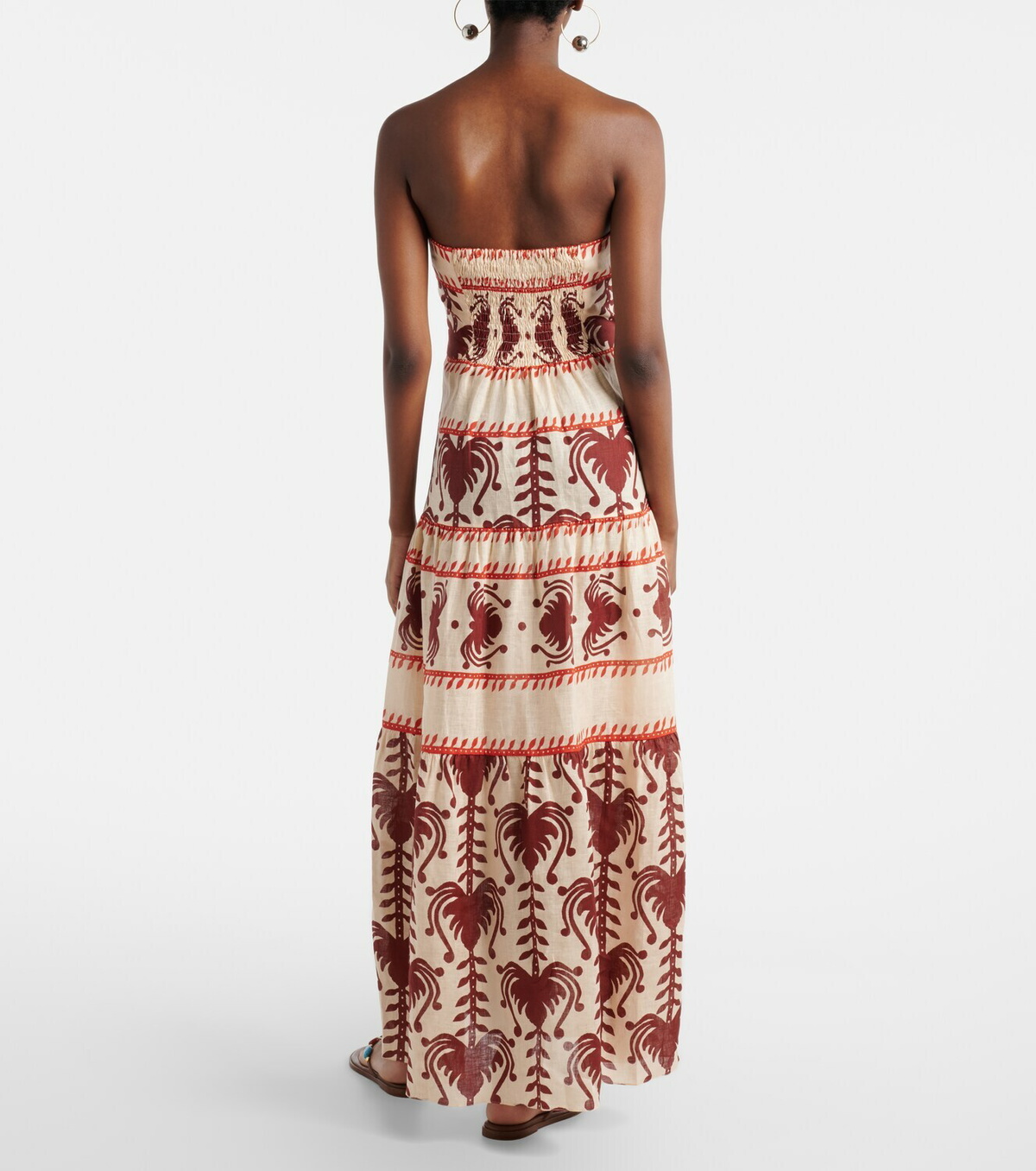 Johanna Ortiz Another Chance printed linen maxi dress