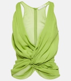 Christopher Esber Draped silk top
