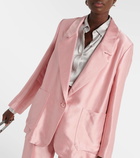 Dorothee Schumacher Slouchy Elegance satin blazer