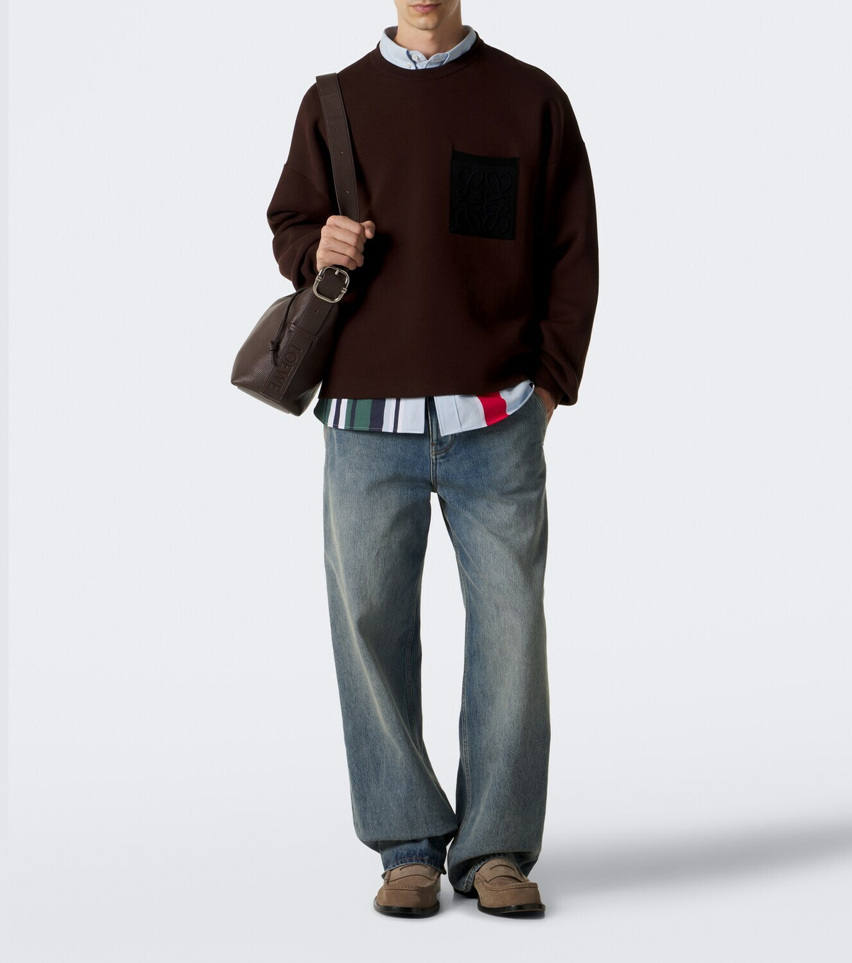 Loewe Anagram cotton-blend sweater